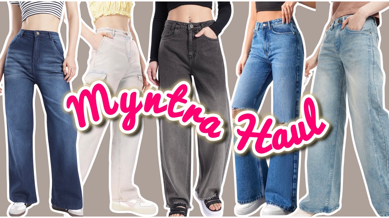 *HUGE* MYNTRA HAUL!😍 Myntra Jeans haul!💗 Try-on Haul || *Honest review* ||