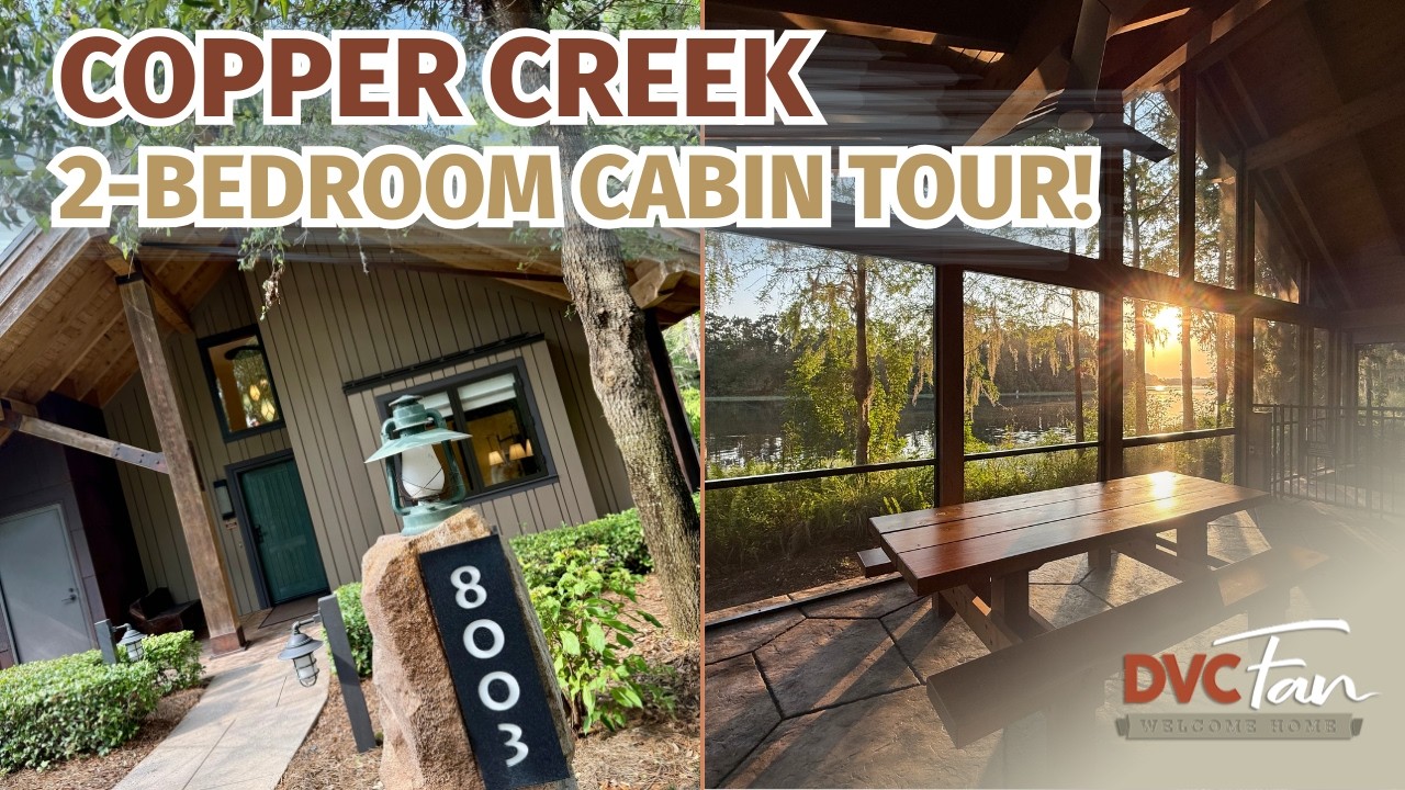 Copper Creek Cascade Cabin Tour at Wilderness Lodge | Disney Vacation Club