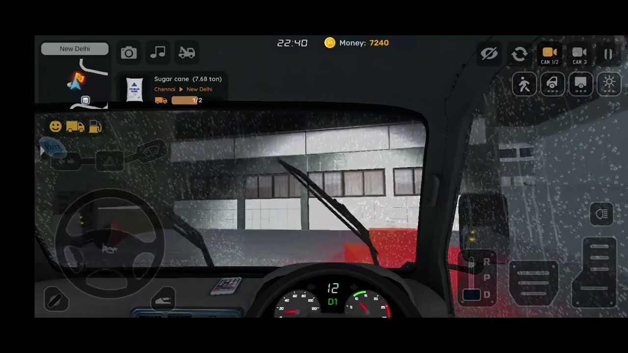 delivering sugar cane. - minitruck simulator Vietnam