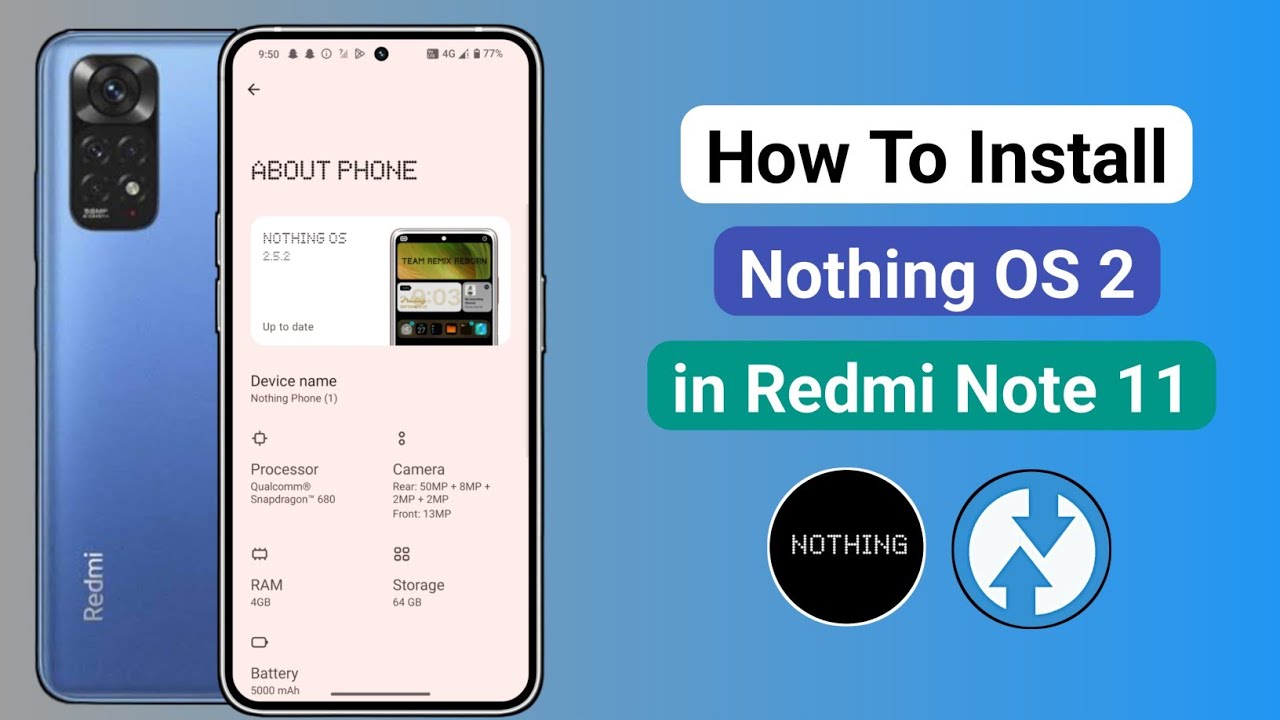 How To Install Nothing OS 2 in Redmi Note 11