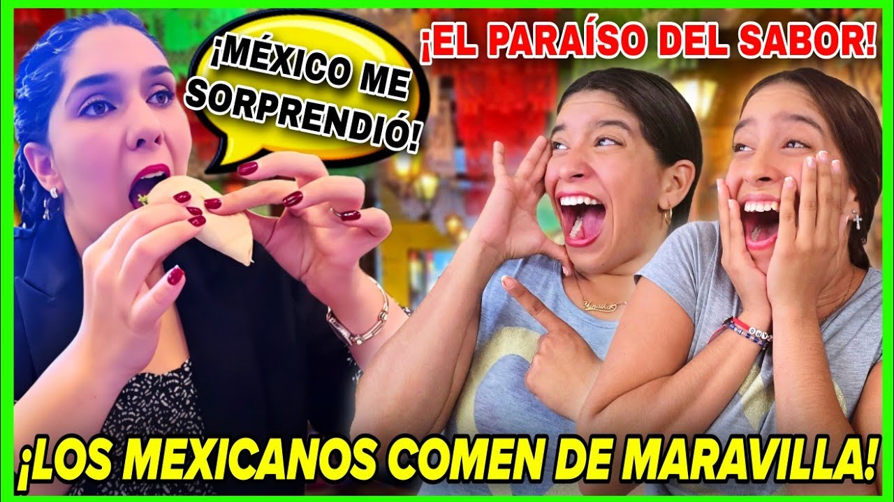 ¡EN MEXICO🇲🇽 HASTA LO SENCILLO ES UN MANJAR🤤! CUBANA🇨🇺 PRUEBA por 1ra vez COMIDA MEXICANA y ALUCINA😱