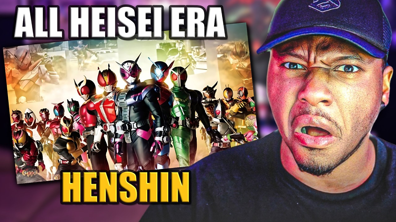 FIRST TIME Watching Every HeiSei Era Kamen Rider HENSHIN!