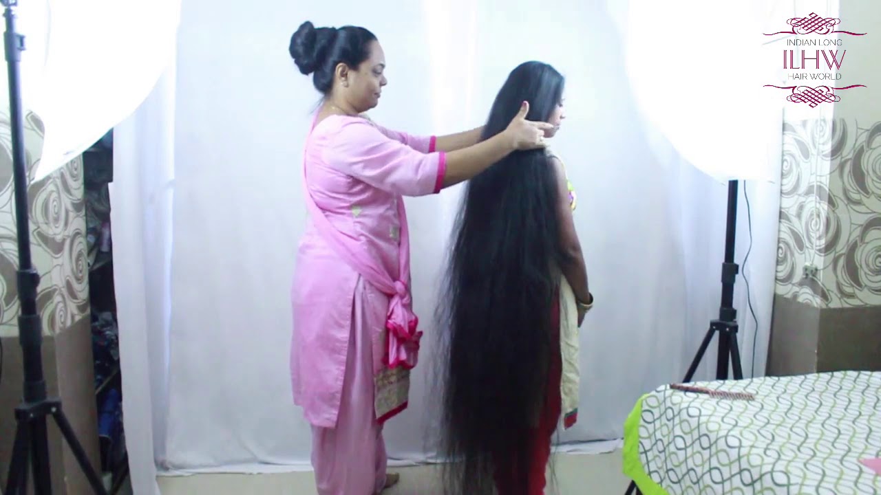 Hair Length & Quality Check By Two Real Life Floor Length Rapunzels Sarita & Sonali With Their Mane.