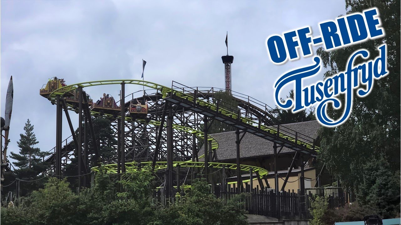 TusenFryd Off-Ride Footage, Norway Parques Reunidos Theme Park | Non-Copyright