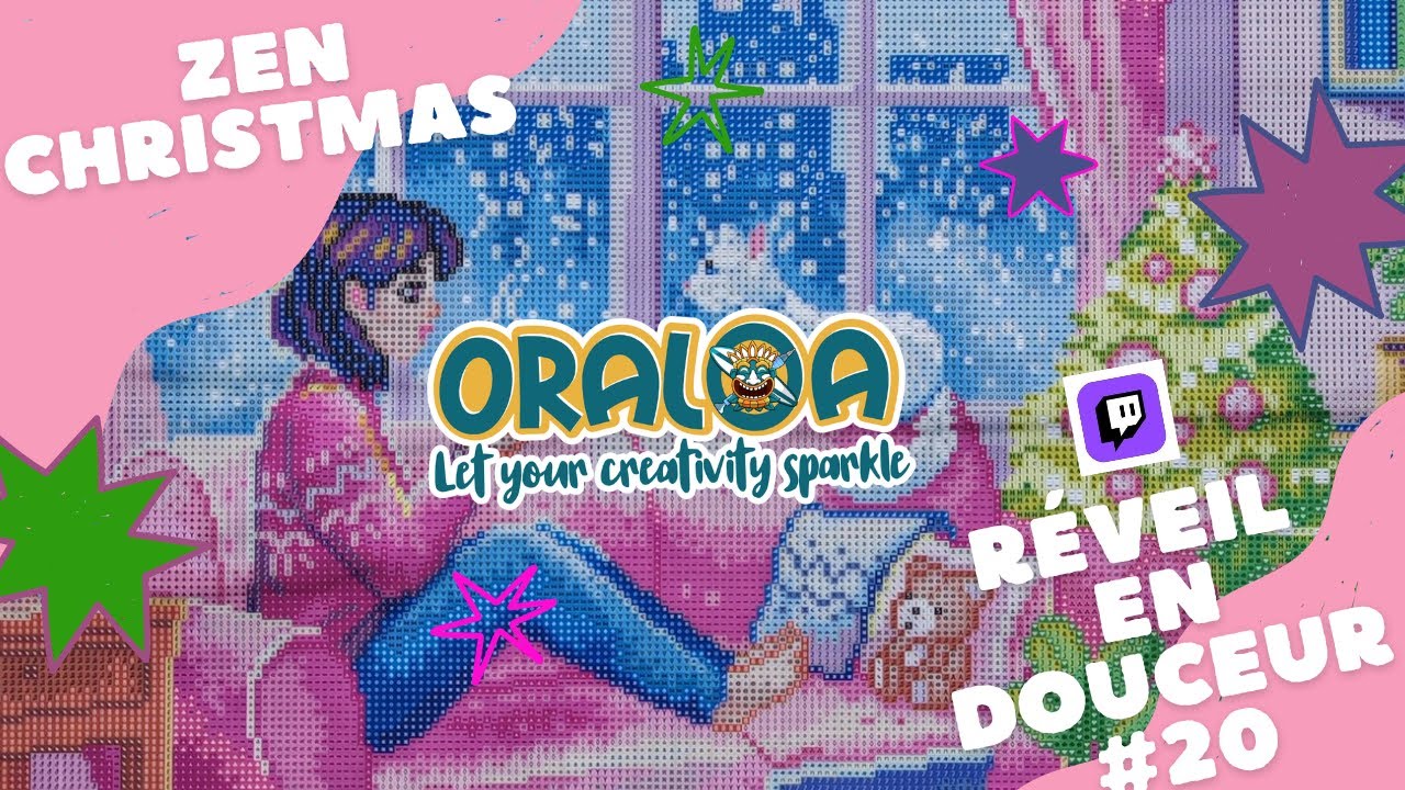 Réveil en douceur #20 - Diamond painting Zen Christmas #diamondpainting #arttherapy #pixelart #cozy