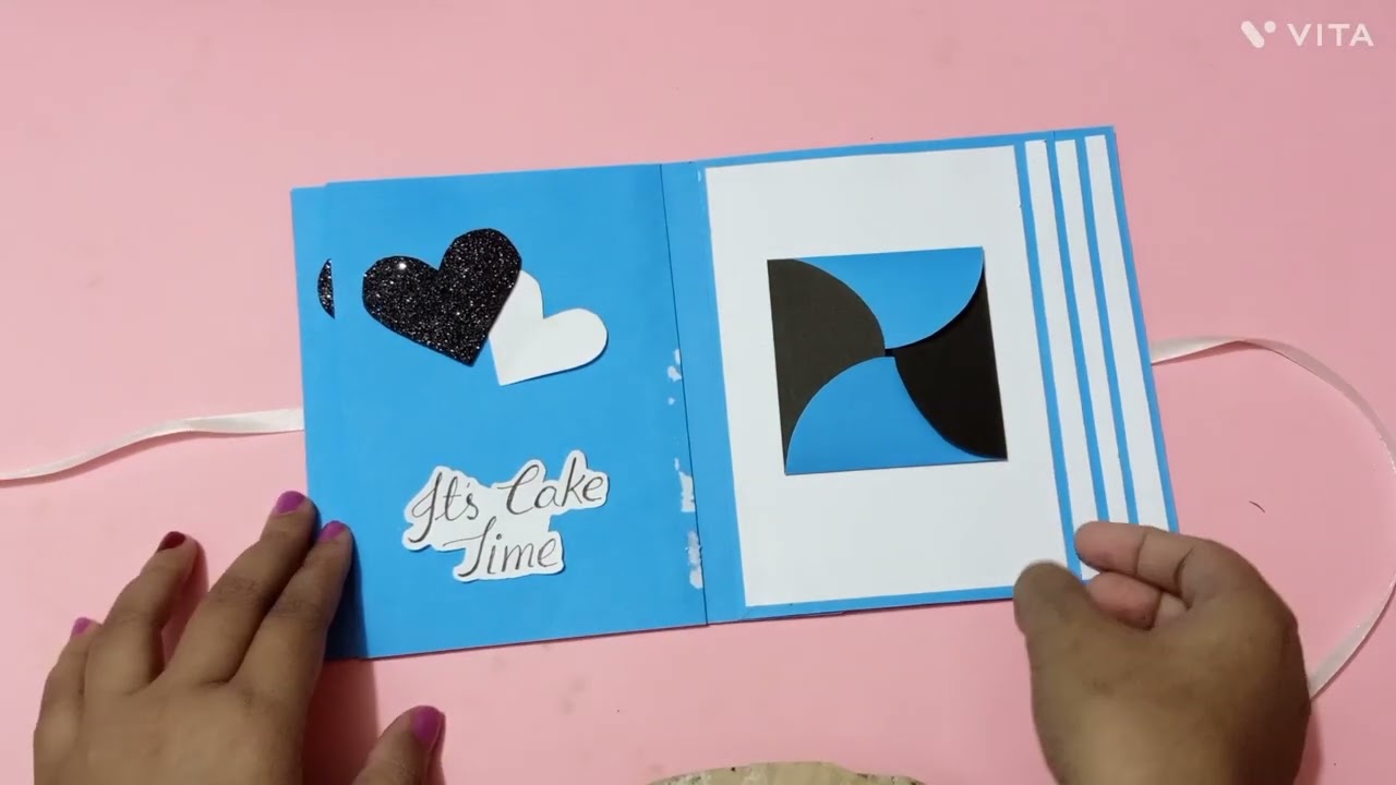 beautiful birthday scrapbook tutorial