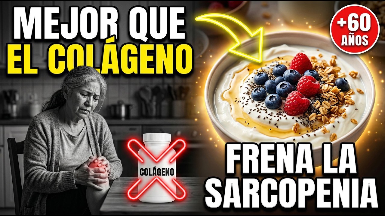 El Desayuno BARATO Que Frena la Sarcopenia a los 60 (Mejor que el Colágeno)