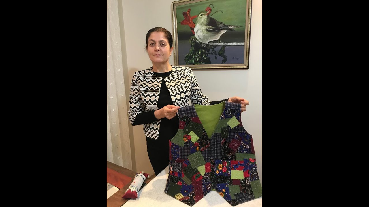 Japanese Boro&Sashiko Vest Technique | Japon Boro&Sashiko Tekniği ile Pazen Yelek Çalışması