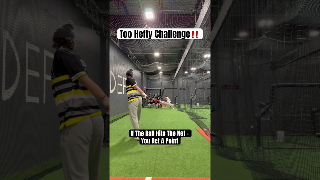 The Too Hefty Challenge #slowpitchsoftball #hittheball