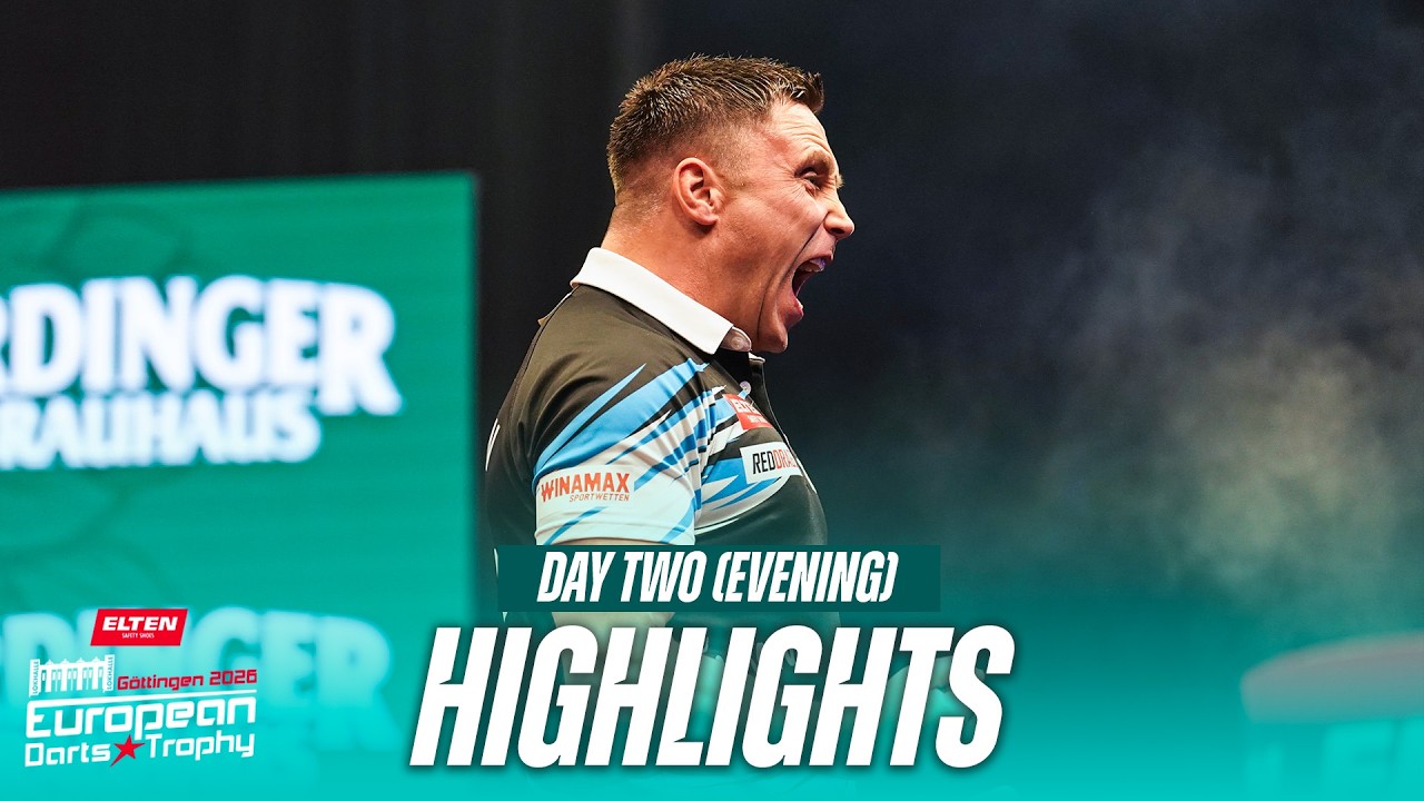 SHOCKS AND SCARES! 🫣 | 2026 Elten Safety Shoes European Darts Trophy | Day Two Evening Highlights