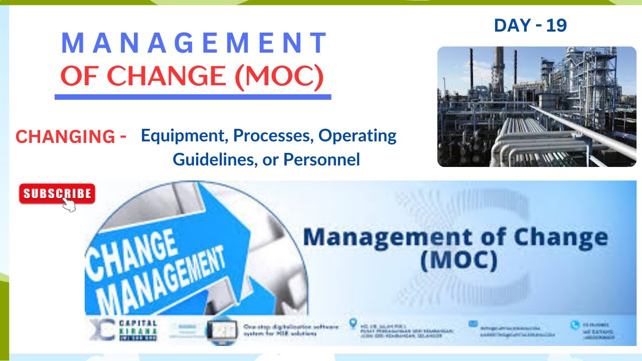 MANAGEMENT OF CHANGE ( MOC ) - HSE RIG & GENERAL SAFETY/HSE Officer - SAFETY  INTERVIEW-Offshore RIG