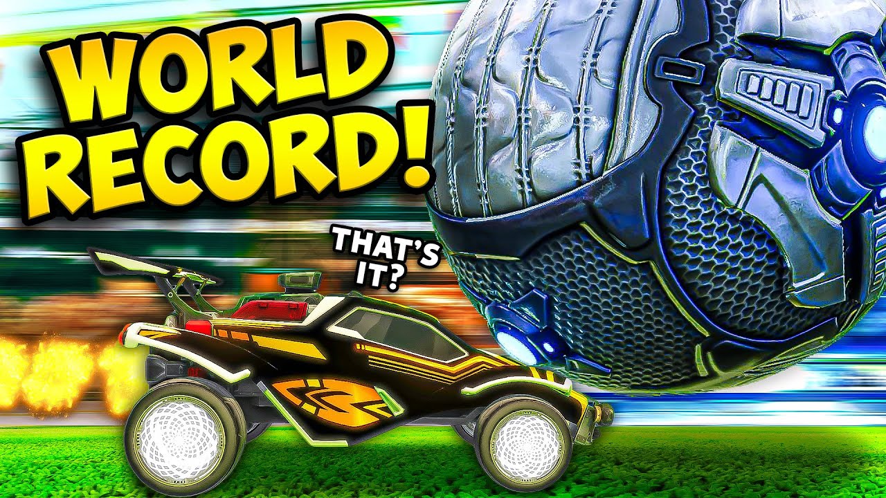 I accidentally broke this Rocket League World Record