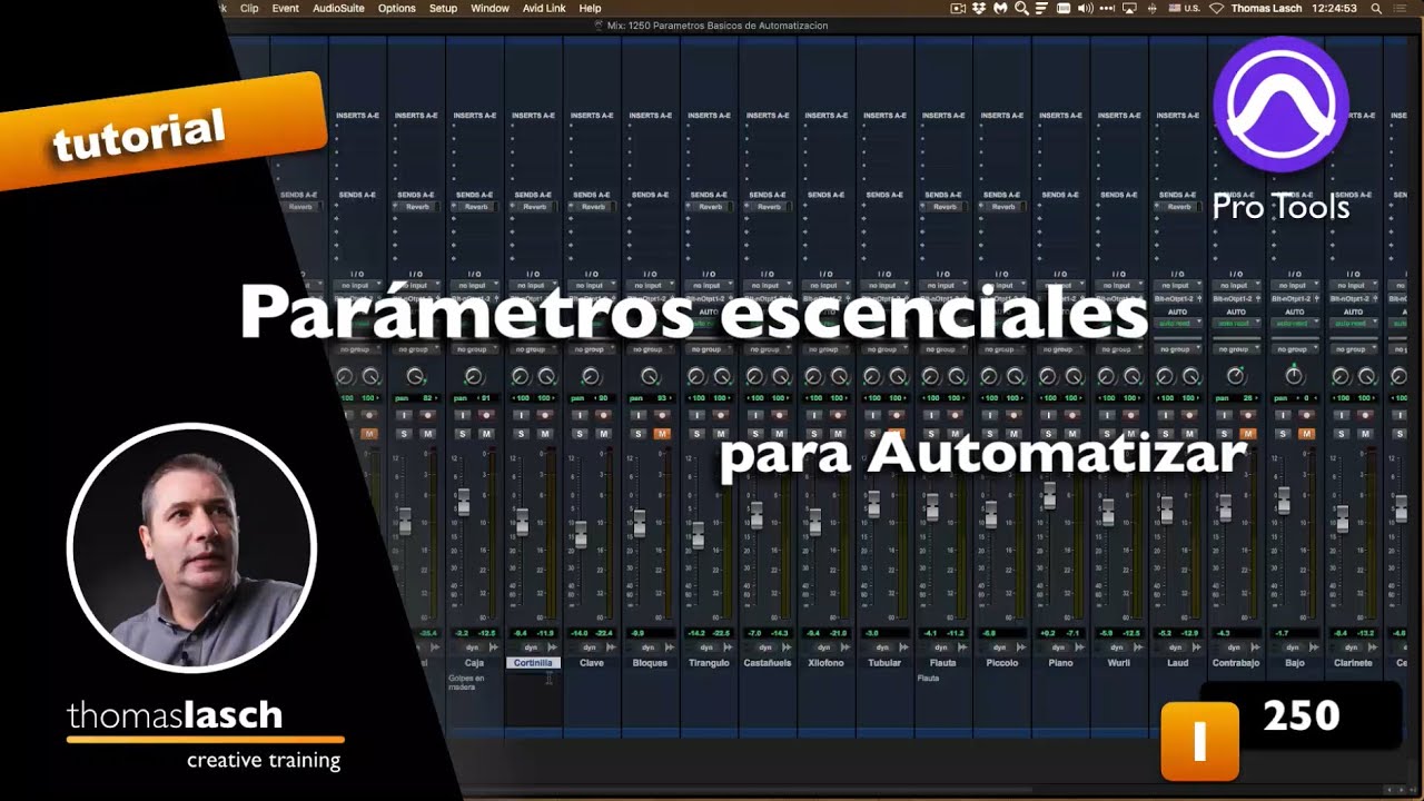 Aprende Pro Tools | Parámetros para Automatizar