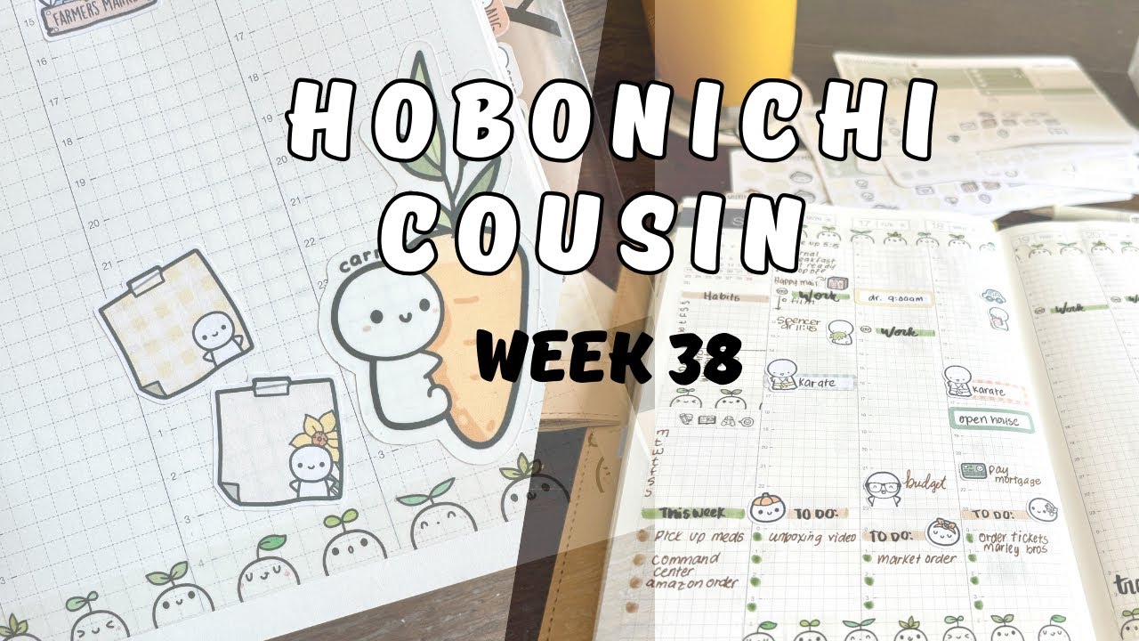 Hobonichi Cousin | Plan With Me | TheCoffeeMonsterzCo Stickers