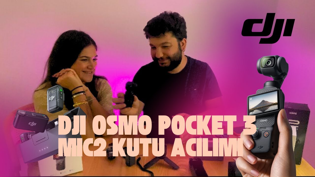 DJİ OSMO POCKET 3 VE MİC 2 KUTU AÇILIMI (ELVEDA GOPRO)