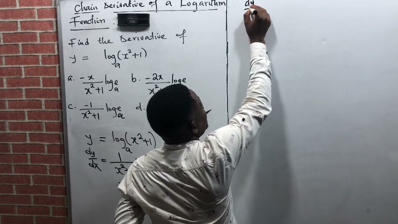Chain DERIVATIVE Of a LOGARITHM Function | CALCULUS