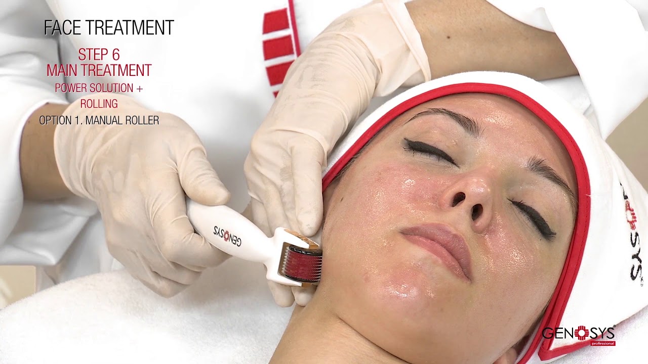 GENOSYS; Step by Step Facial Treatment Using Roller