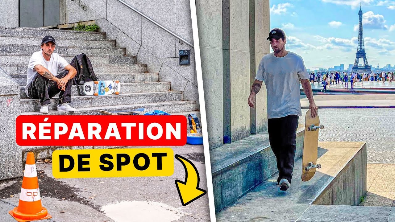 JE SKATE LES MEILLEURS SPOTS DE STREET DE PARIS !