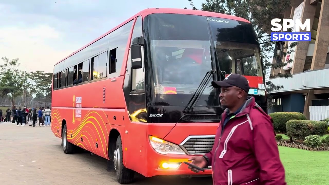 Victory ride  ! Harambee Stars CHAN bus on the move after the big win vs DRC Congo | CHAN2024