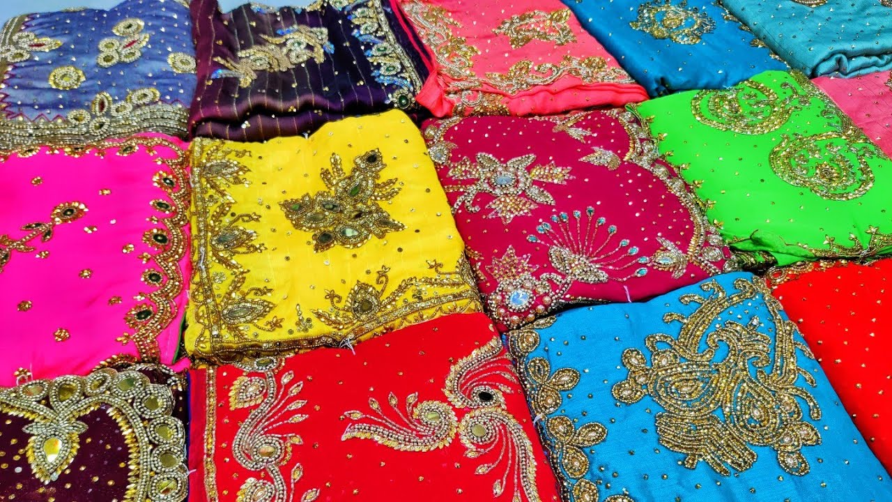 Full Hand-work Saree || Wholesale Price || Wedding collection in Bridal - Manufacturing Price #Saree