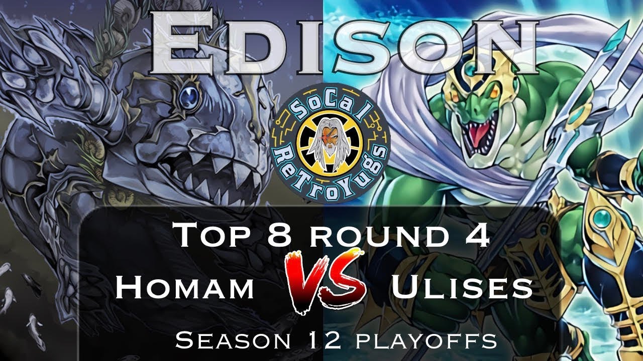 Yu-Gi-Oh! Fish OTK vs Gladiator Beasts SCRY Season 12 / Top 8 R4 / Edison Format Gameplay! PLAYOFFS