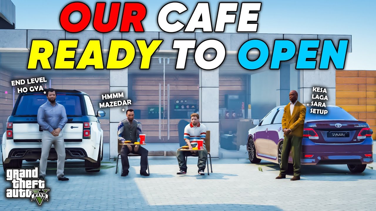 TAYA ABU'S CAFE IS READY TO OPEN | TOYOTA COROLLA | GTA 5 | Real Life Mods #452 |