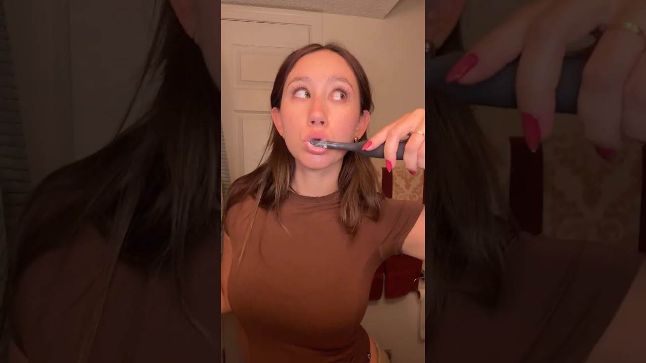 ASMR | How I Take Care of my Teeth #relax #asmr #asmrvideo #dental  #ad