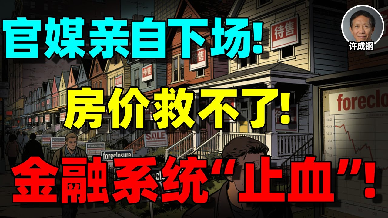 【许成钢重磅】房地产进入托而不举时代！三不能政策信号，托底≠救市，房地产下行冲击金融稳定！中国真正的金融底线曝光！