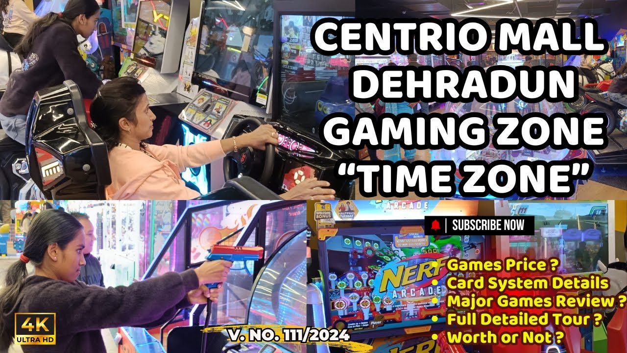 Centrio Mall Gaming Zone Dehradun | Centrio Mall Dehradun Time Zone | Unison Centrio Mall Dehradun