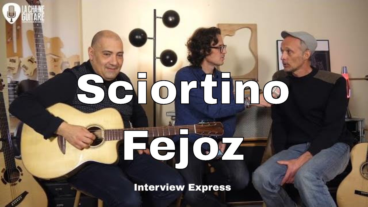 François Sciortino et Thomas Fejoz, interview express Un Musicien et Son Luthier