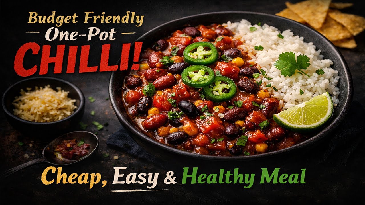 Budget Friendly One-Pot Bean Chilli 🌶️ | Cheap, Easy & Healthy Meal