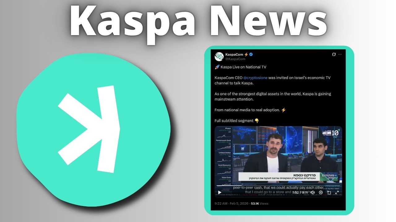 Новости Kaspa: Kaspa в прямом эфире, Йонатан в Оксфорде и многое другое!
