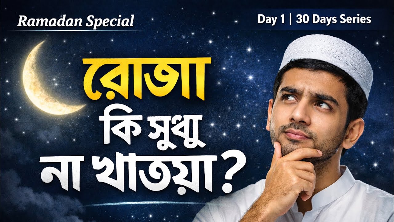 রোজা কি শুধু না খাওয়া? জানলে ভাবনা বদলে যাবে #islam 