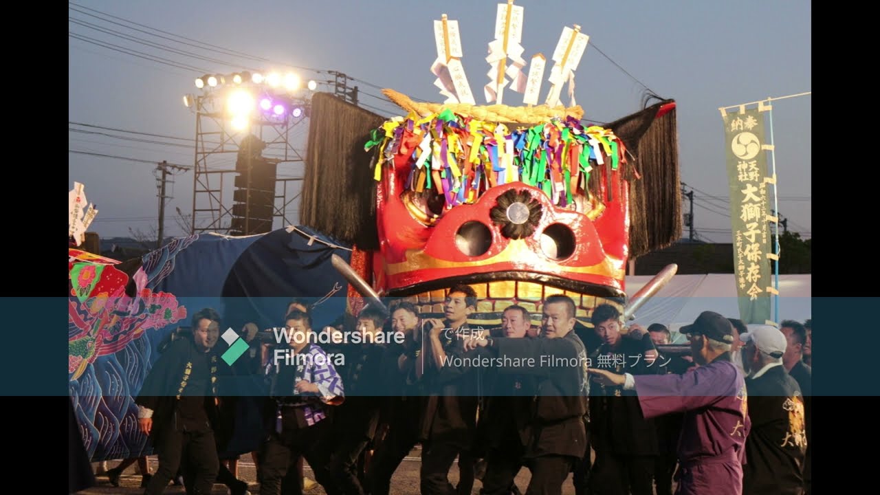 【讃岐うどんだけじゃない。香川県/三木町】【動画制作ソフト無料版で作ってみた】らいおんダンスと虹 | 香川の魅力　#板津昇龍 / Raion Dance and Rainbow by #吹奏楽 #文化