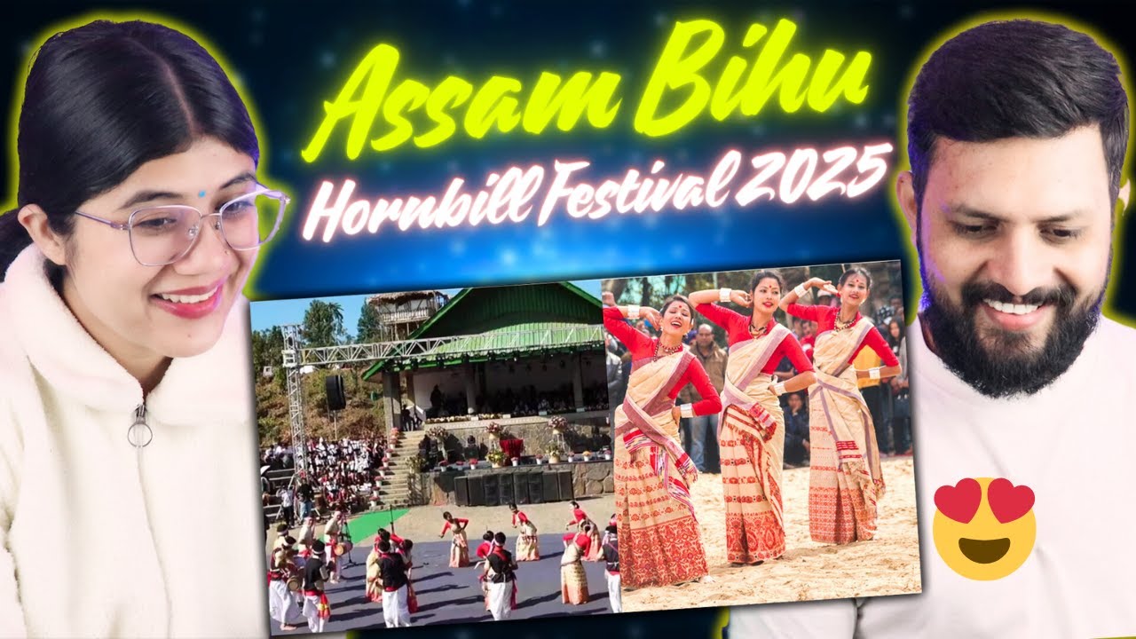 Assamese Bihu Vibes at Hornbill Festival 2025 | Reaction Video #bihu 😍