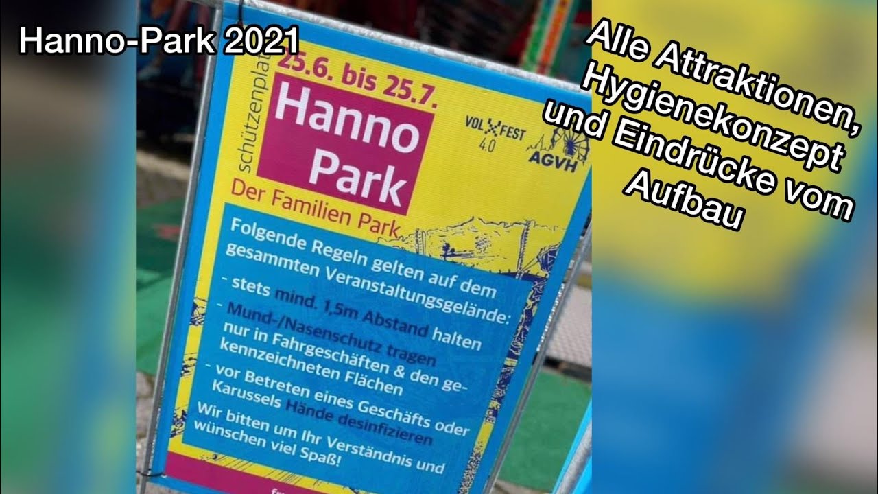 Hanno Park Hannover 2021: Alle Attraktionen, Hygienekonzept & Aufbaubilder
