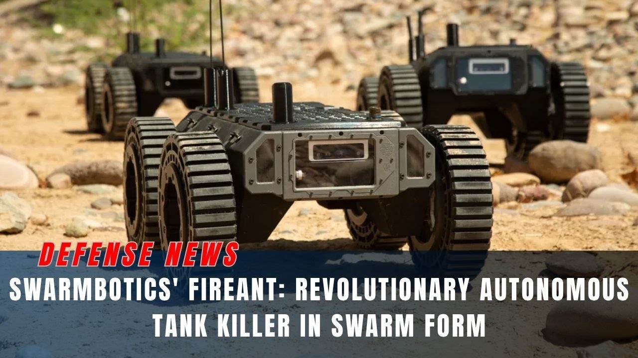 FireAnt: Swarm Robotics производит революцию в борьбе с танками | Автономные наземные боевые маши...