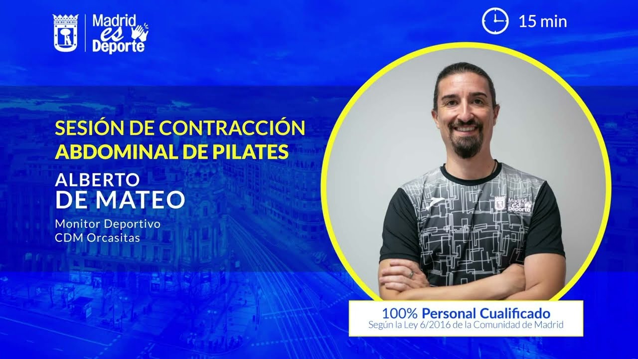 Sesión de CONTRACCION ABDOMINAL PILATES - Alberto | Madrid es Deporte