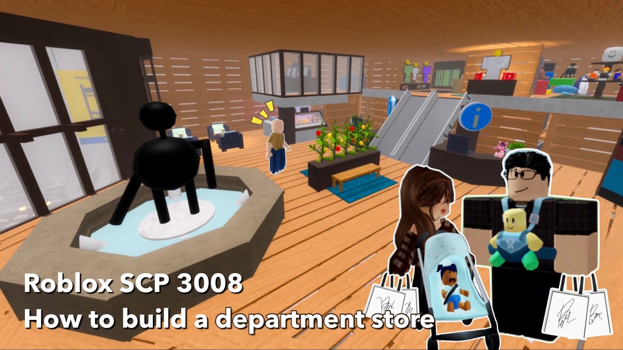 Как построить универмаг | Идея дома Roblox scp 3008 | Большой торговый центр для VIP-сервера