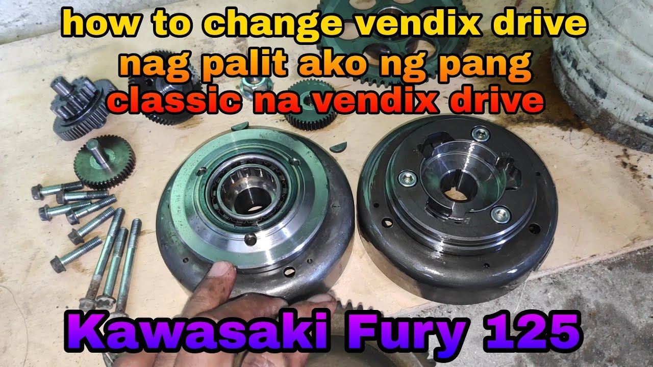 nagpalit ako ng vendix drive ng classic kasama magneto - kawasaki fury 125