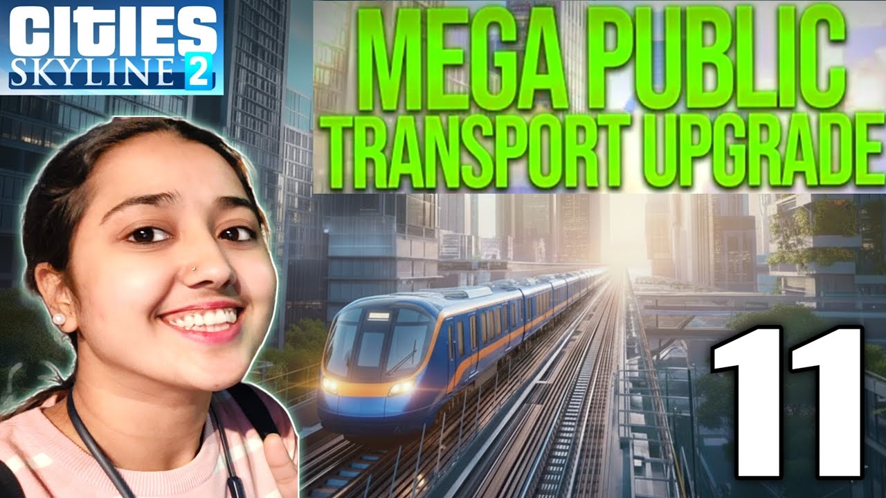 This TRAIN Network Changed My Whole City! 🚆🔥🏙️ | Cities Skylines 2