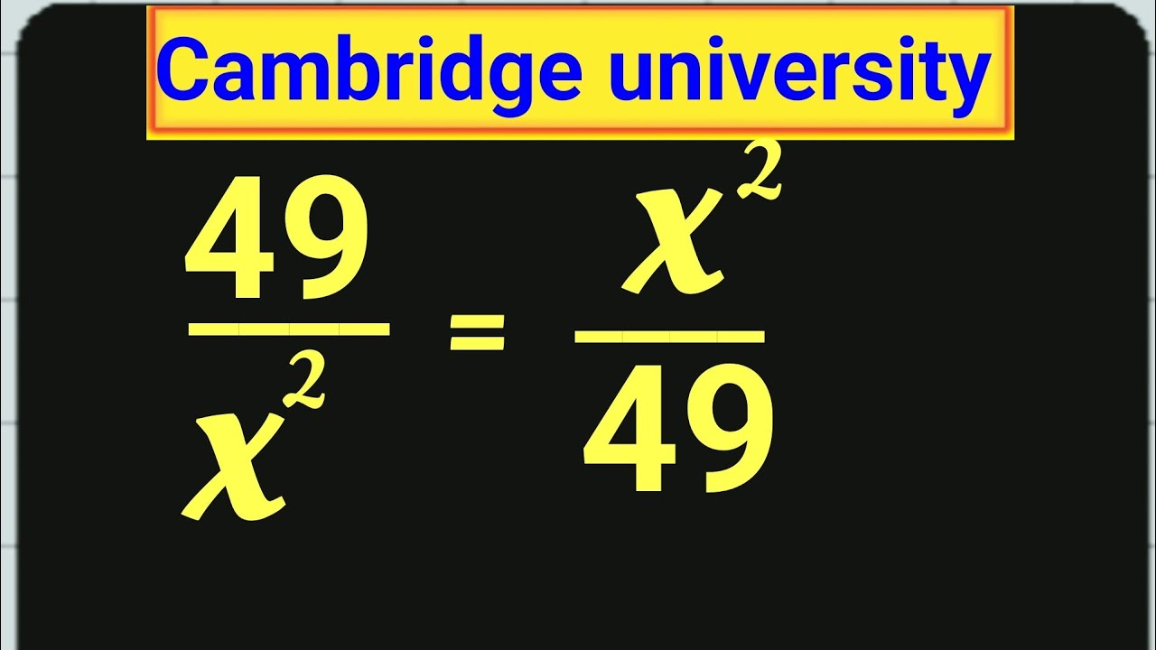 Oxford entrance exam question | 99% Students Failed to Solve this correctly #maths #matholympiadA#ma