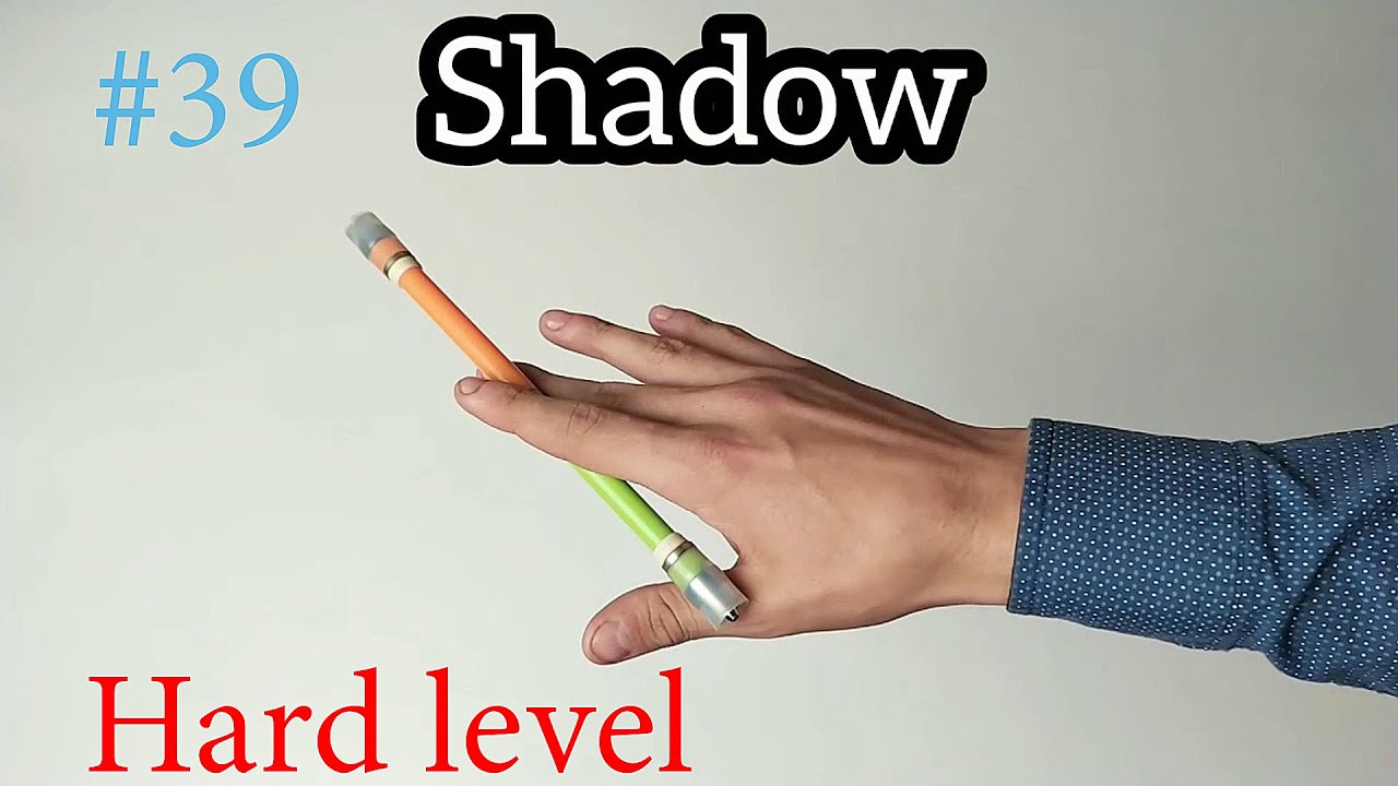 Shadow tutorial.  Penspinning tutorial. Обучение трюку с ручкой.  Туториал. Пенспиннинг