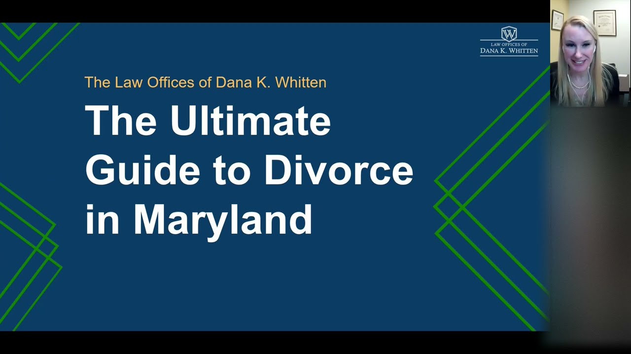 The Ultimate Guide to Divorce in Maryland