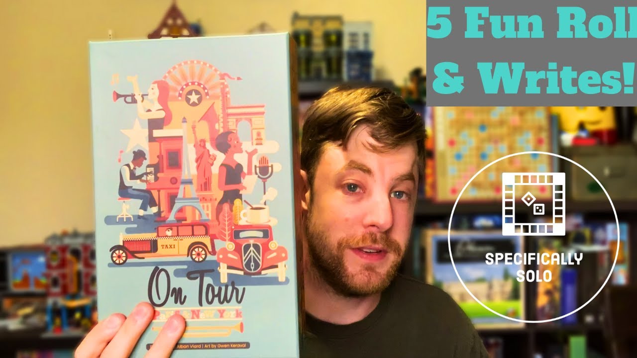 5 Great Solo Roll-and-Write Board Games