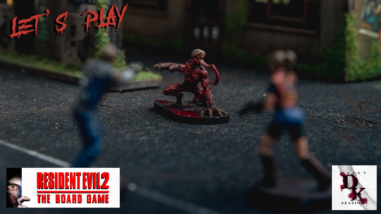 We play Resident evil 2 Board Game | Our first ever let's play video.