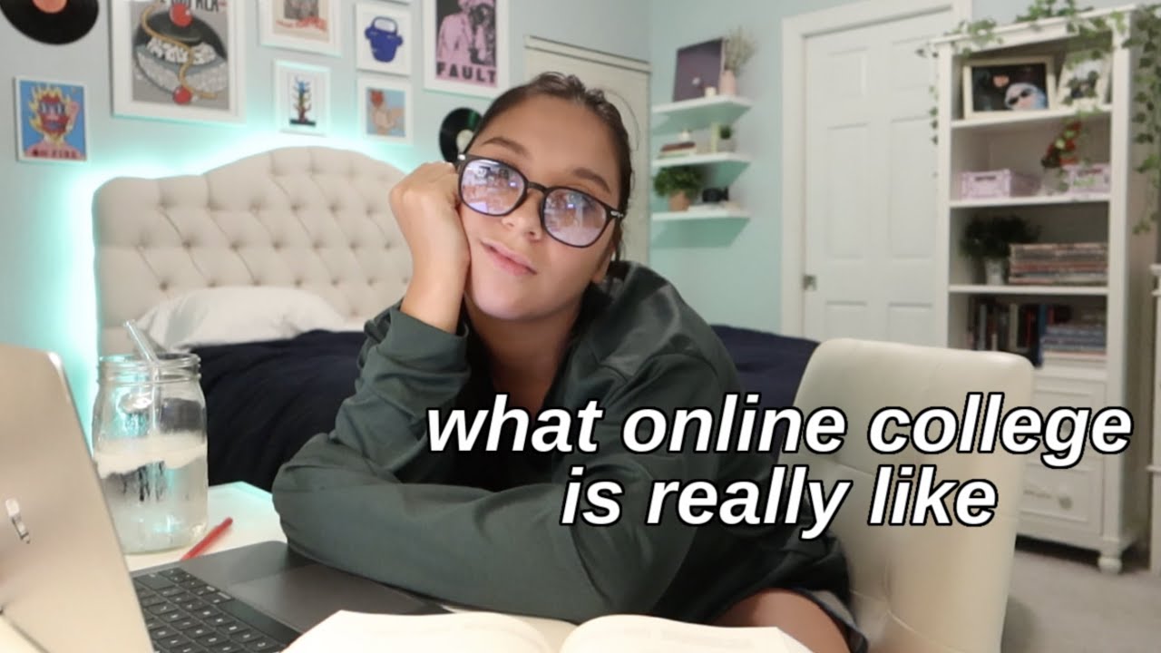 DAY IN MY LIFE AS AN ONLINE COLLEGE STUDENT