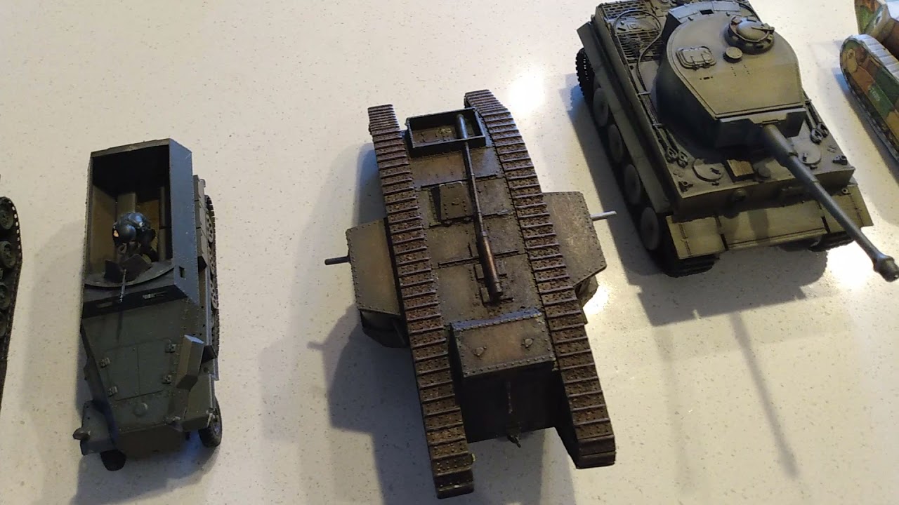 1/35 scale model tank collection