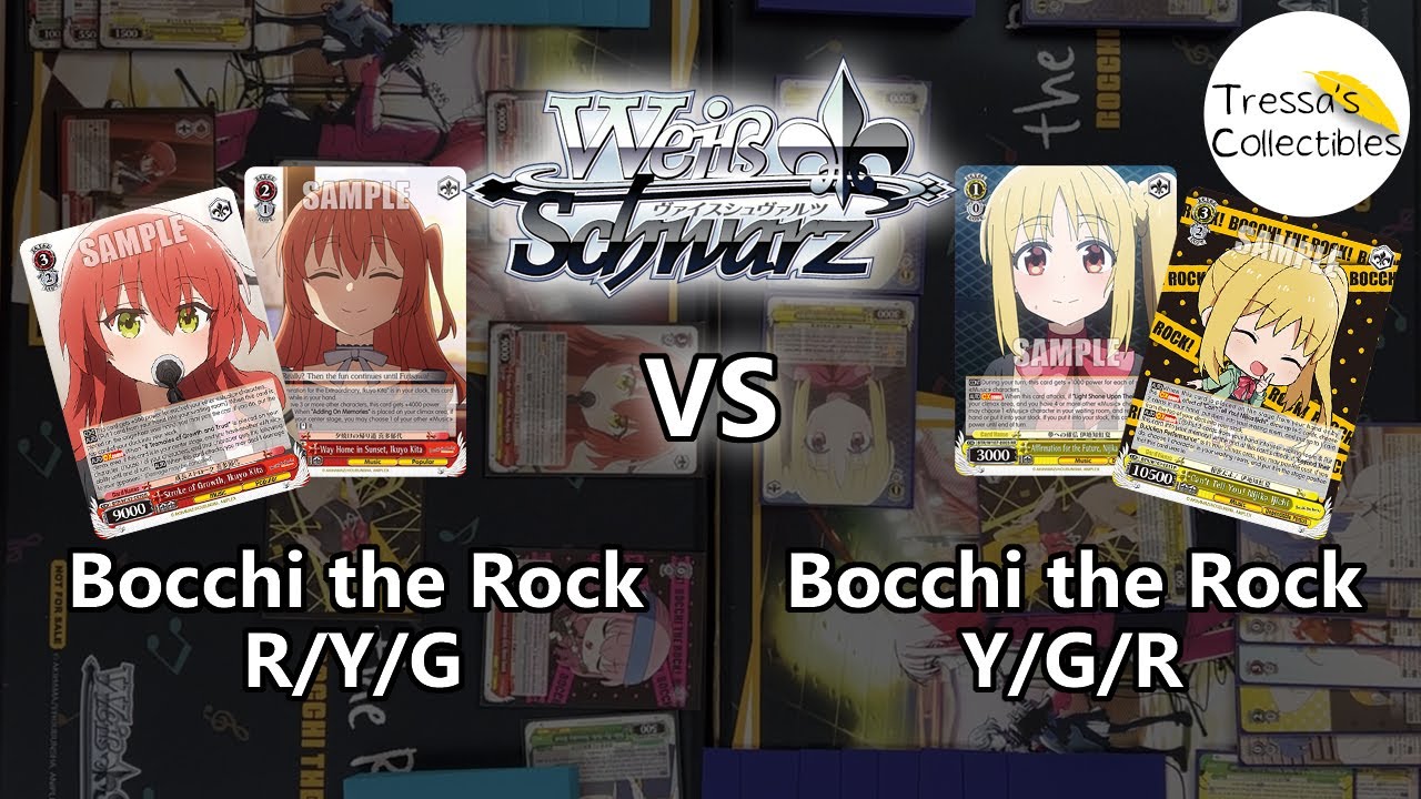 Bocchi the Rock (R/Y/G) vs. Bocchi the Rock (Y/G/R) [Weiss Schwarz TCG]