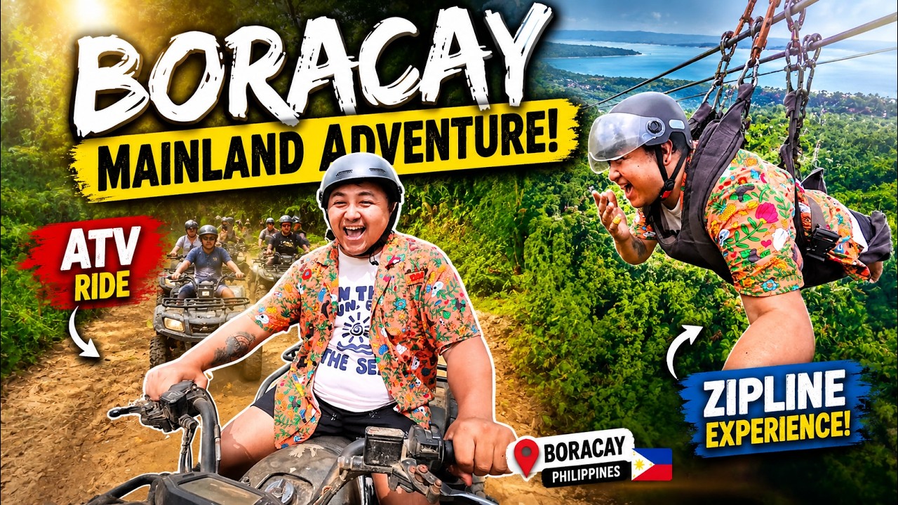 BORACAY MAINLAND ADVENTURE! 🇵🇭 FIRST TIME ATV & ZIPLINE Experience | Hidden Side of Boracay!
